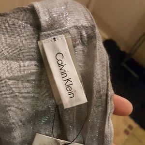 Calvin Klein Other - Calvin klein Infinity loop grey and white Scarf Calvin Klein Other - Calvin klein Infinity loop grey and white Scarf